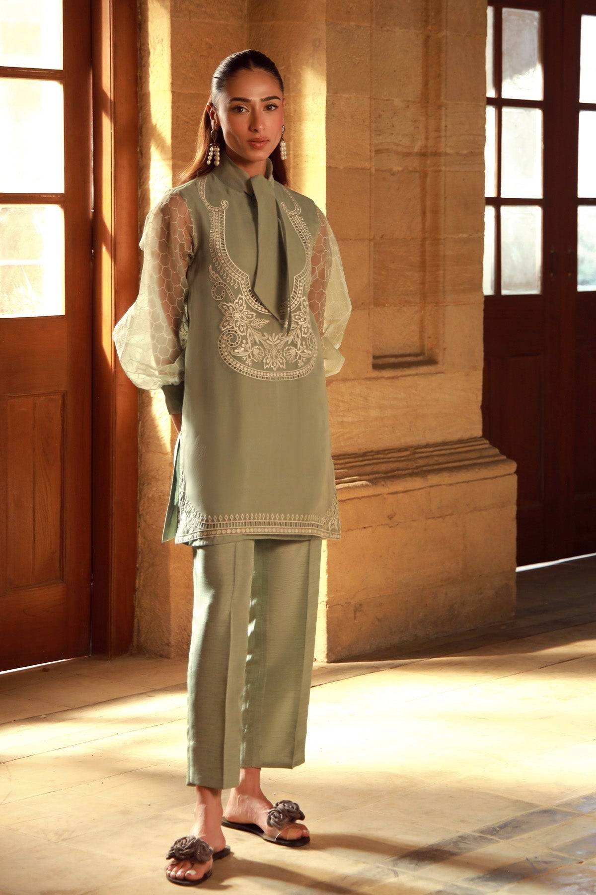 Sahar | Luxe Pret 25 | Olive Garden by Maria Faisal - Registered Vendor of : Sahar - type : Ladies Clothes - 100% original wedding dresses
