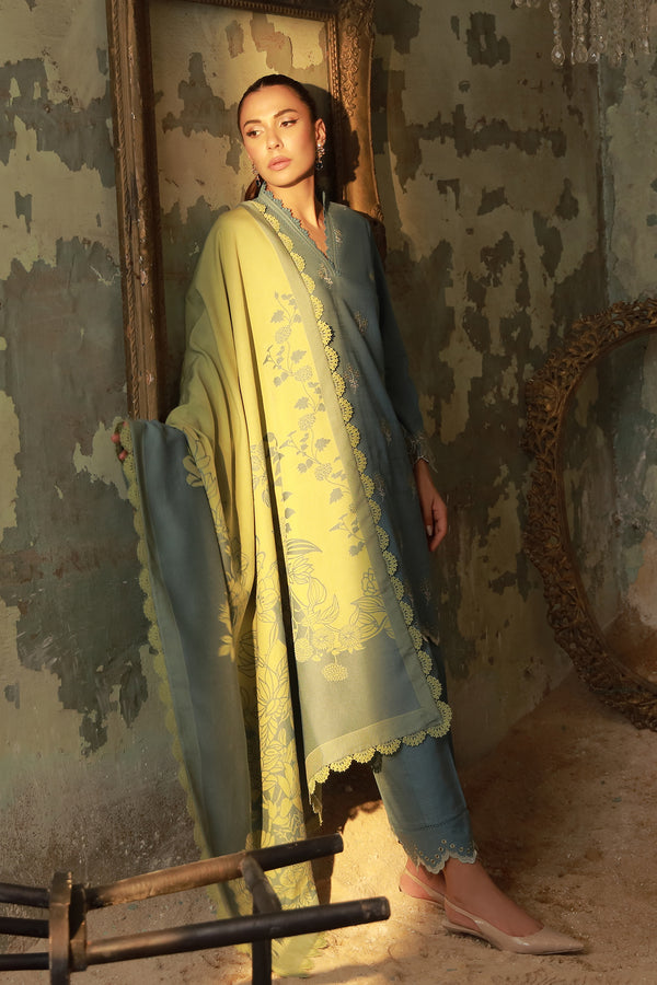 Sahar | Fall 25 | Aqua Meadow - Ladies Clothes - Maria Faisal