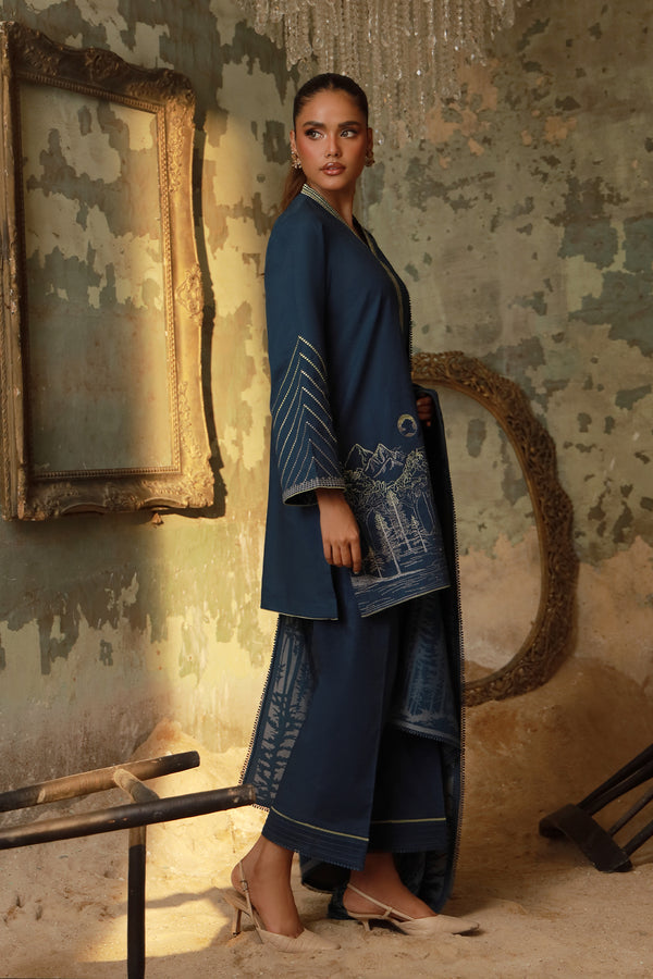 Sahar | Fall 25 | Caribbean Mist - Ladies Clothes - Maria Faisal