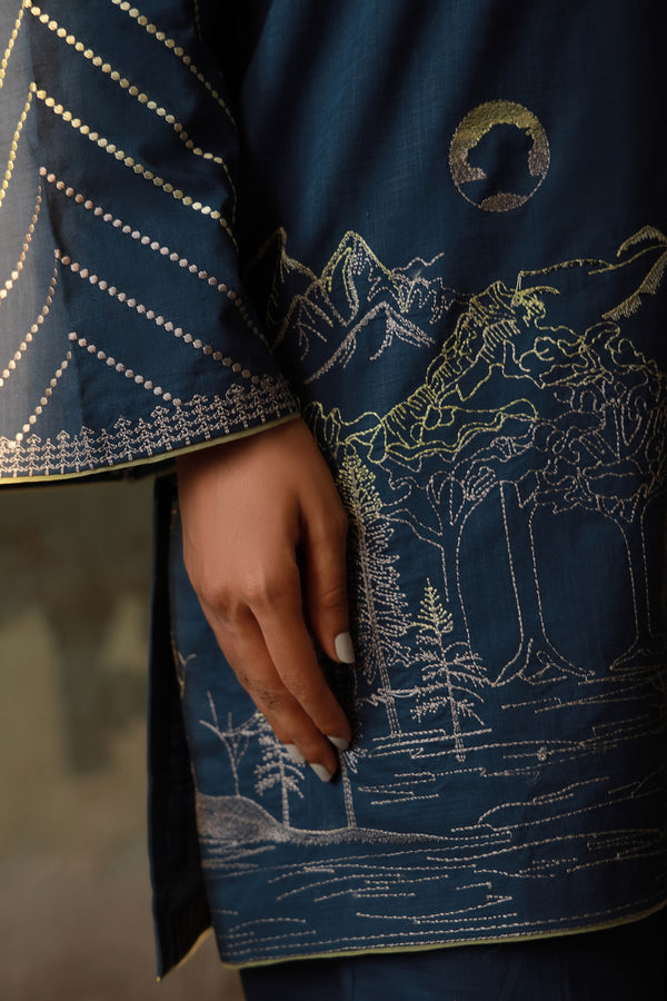 Sahar | Fall 25 | Caribbean Mist - Ladies Clothes - Maria Faisal