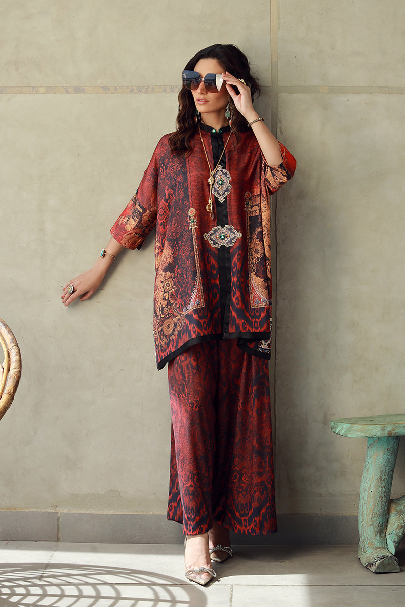 Wardha Saleem | Luxury Pret Fusion Wear | HAZEL (2PC) - Ladies Clothes 