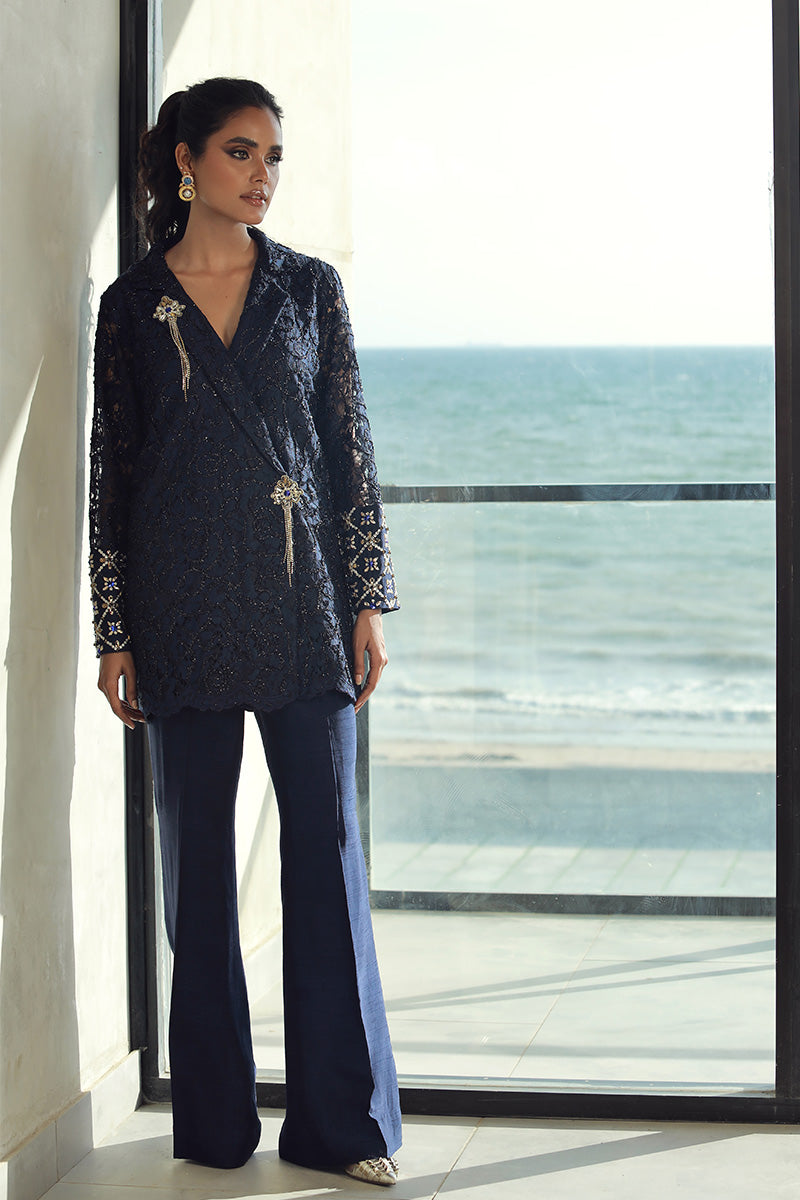 Wardha Saleem | Luxury Pret Fusion Wear | RENNE (2PC) - Ladies Clothes 
