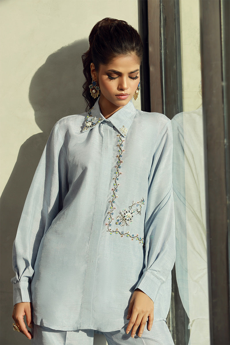 Wardha Saleem | Luxury Pret Fusion Wear | ELLA (2PC) - Ladies Clothes 