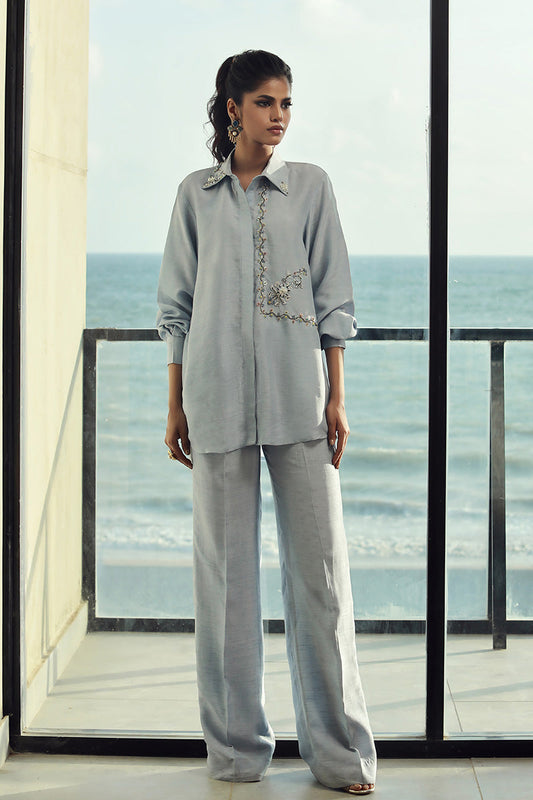 Wardha Saleem | Luxury Pret Fusion Wear | ELLA (2PC) - Ladies Clothes 