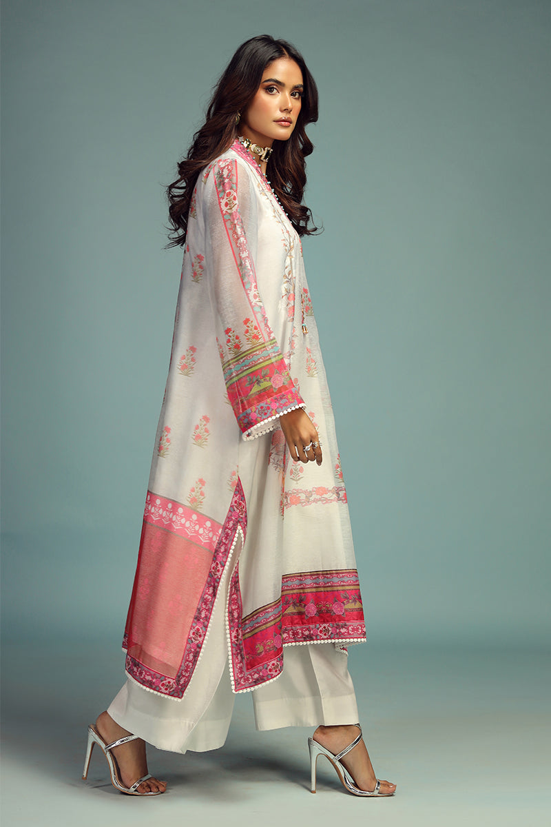Wardha Saleem | Luxury Pret Traditional Wear | GUL BAHAAR SHIRT WITH DUPATTA (2 PC) - Ladies Clothes 