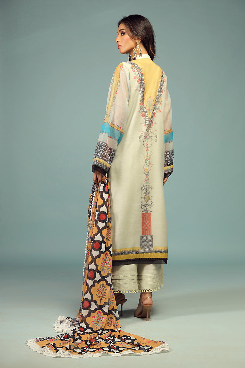 Wardha Saleem | Luxury Pret Traditional Wear | BARAHDARI SHIRT WITH DUPATTA ( 2 PC) - Ladies Clothes 
