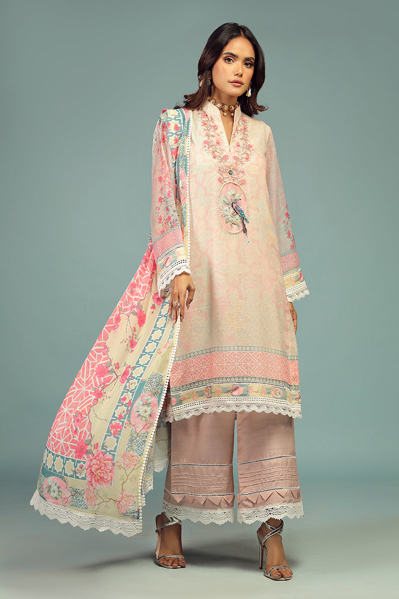 Wardha Saleem | Luxury Pret Traditional Wear | KOEL SHIRT WITH DUPATTA ( 2 PC) - Ladies Clothes 