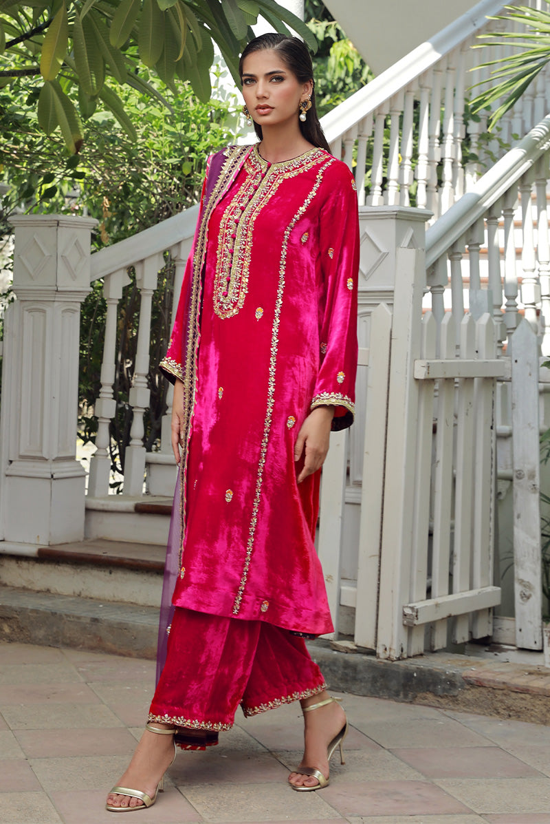 Sana Abbas | Velvet Formals | RUBY - Ladies Clothes - Maria Faisal