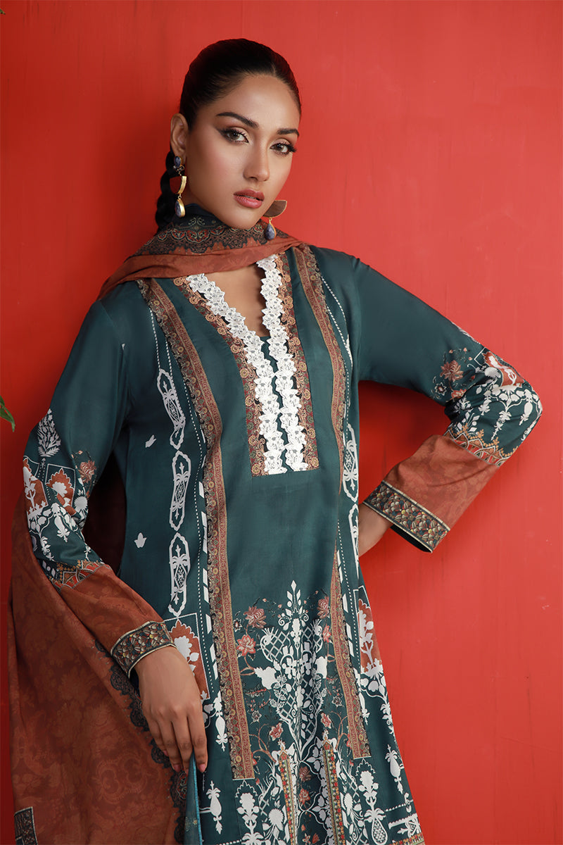 Shamaeel Ansari | Bagh e Bahar Lawn |Noor-e-Gul - Luxury Dress - available at Maria Faisal in UK and USA.