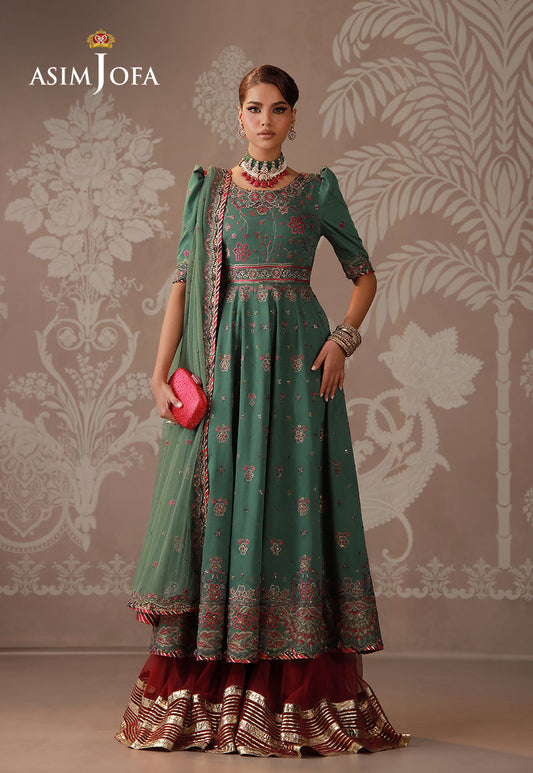 Asim Jofa | Zari Festive Collection | AJULD-03 - Formal Dress - available at Maria Faisal in UK and USA.