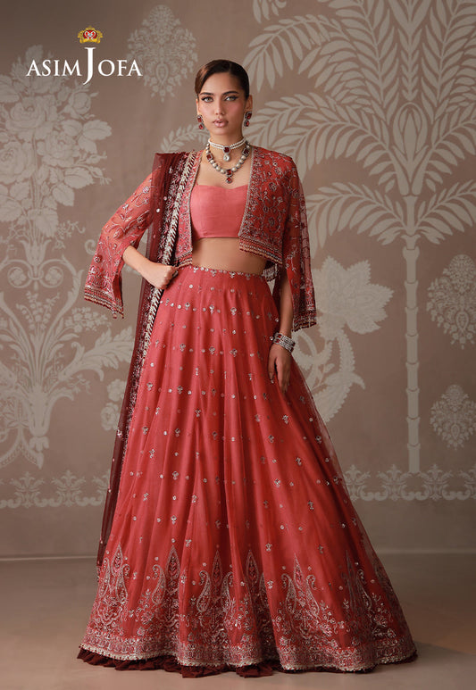 Asim Jofa | Zari Festive Collection | AJULD-04 - Formal Dress - available at Maria Faisal in UK and USA.