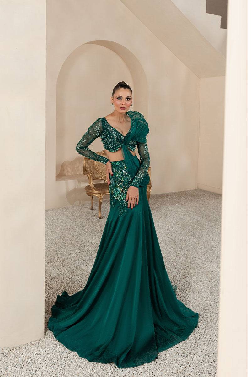 Khakaa | Serie Luxuriante 25 | Meraki Mystique - Ladies Clothes - Maria Faisal