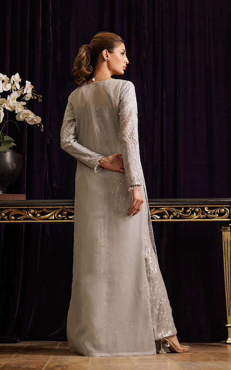 Threads and Motifs | Formal Dresses 25 | Organza Embroidered Jacket