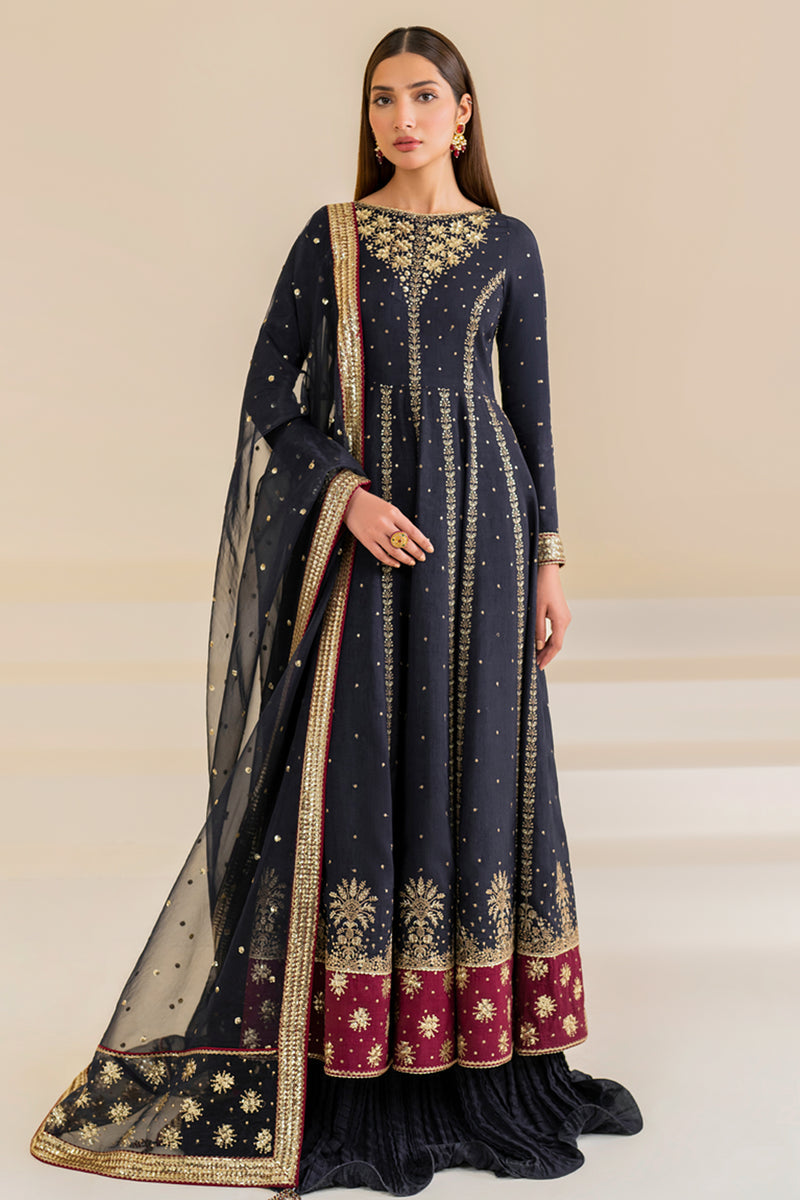 Jazmin | Formals Collection | Raw Silk UR-7019 - Ladies Clothes - Maria Faisal