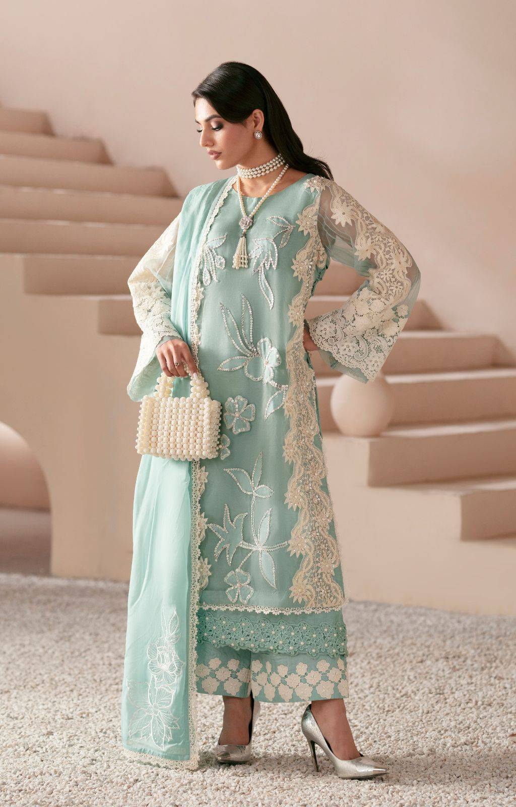 Ajr Couture | Symphony Luxe Festive 25 | Ember by Maria Faisal - Registered Vendor of : AJR Couture - type : Ladies Clothes - 100% original wedding dresses