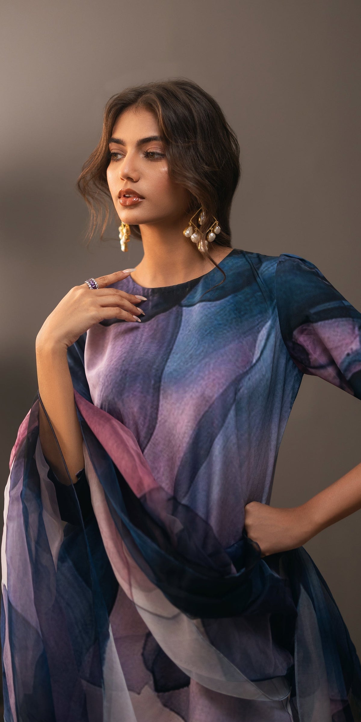 Erum Khan | Beyond Basic | URBAN BLOSSOM - Designer Dress with Intricate embroidery and embellishments. Shop elegent wedding dress at Maria Faisal.