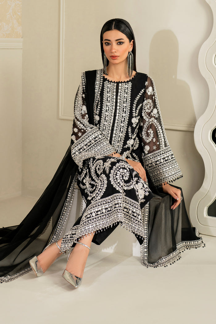 Baroque | Luxury Pret Formals | UF-4158 - Formal Dress - available at Maria Faisal in UK and USA.