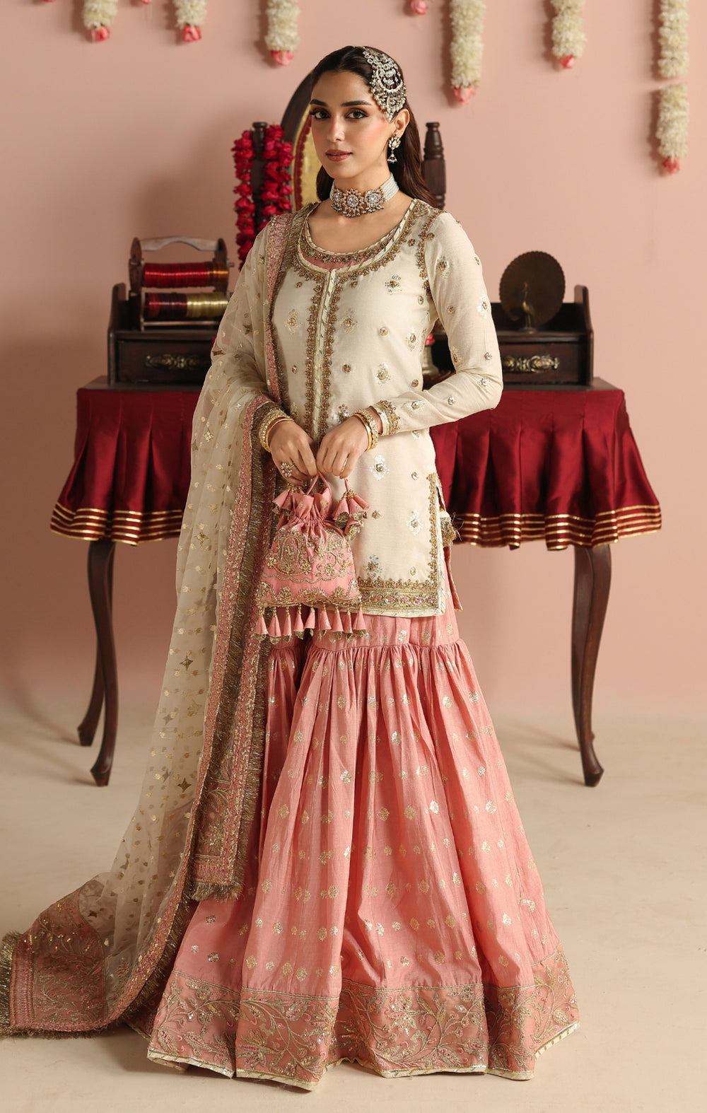 Maya | Jahanara Festive Edit 26 | URSIYA - Formal Dress - available at Maria Faisal in UK and USA.