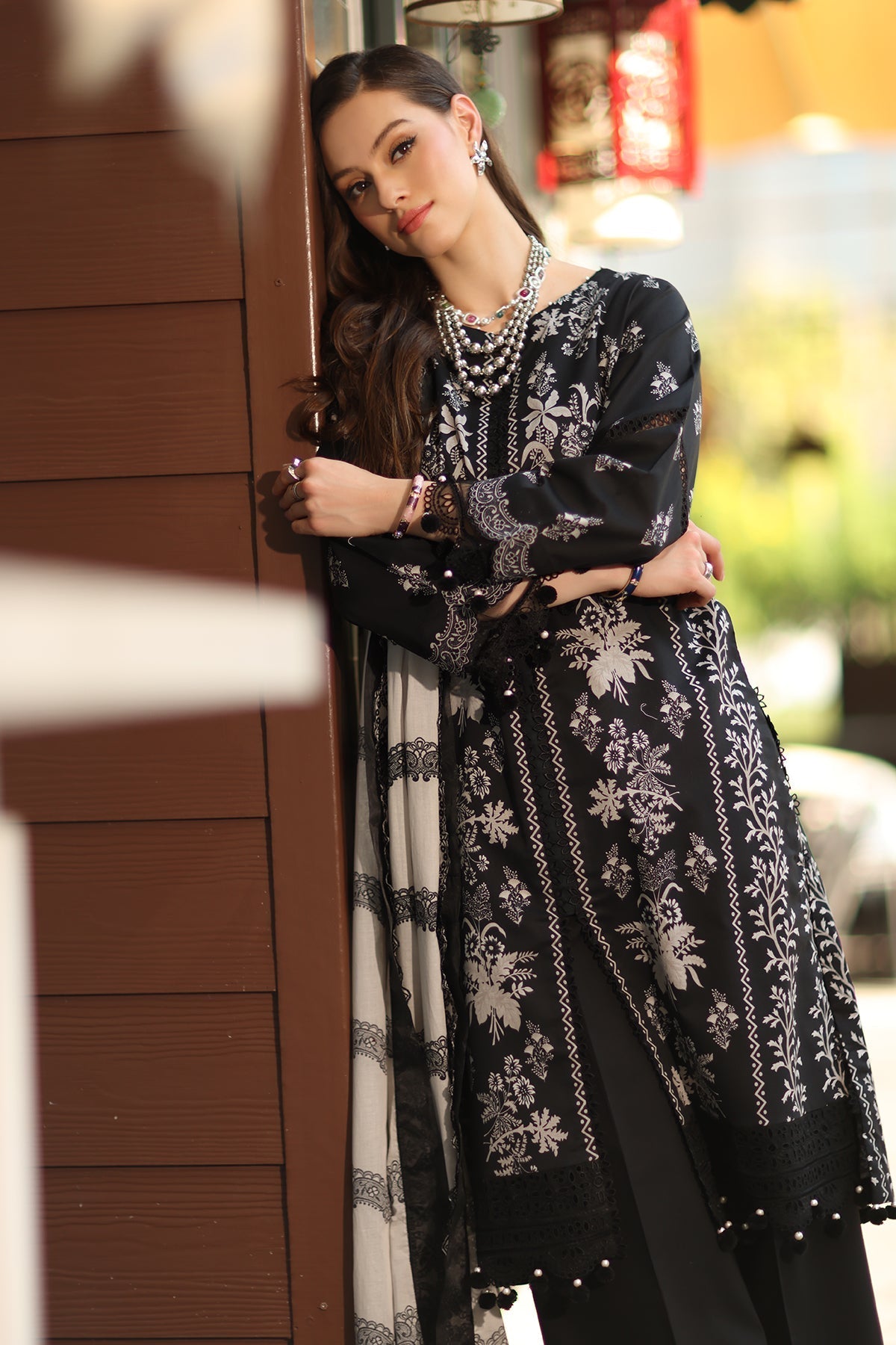 Charizma | Range Lawn | RN6-01 - Luxury Dress - available at Maria Faisal in UK and USA.