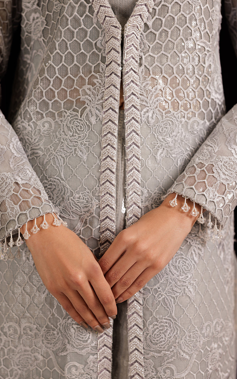 Threads and Motifs | Formal Dresses 25 | Organza Embroidered Jacket