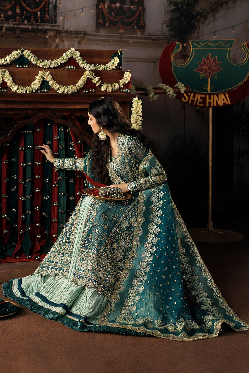 Afrozeh | Shehnai Wedding Formals 26 | Suhan - Wedding Dress - available at Maria Faisal in UK and USA.