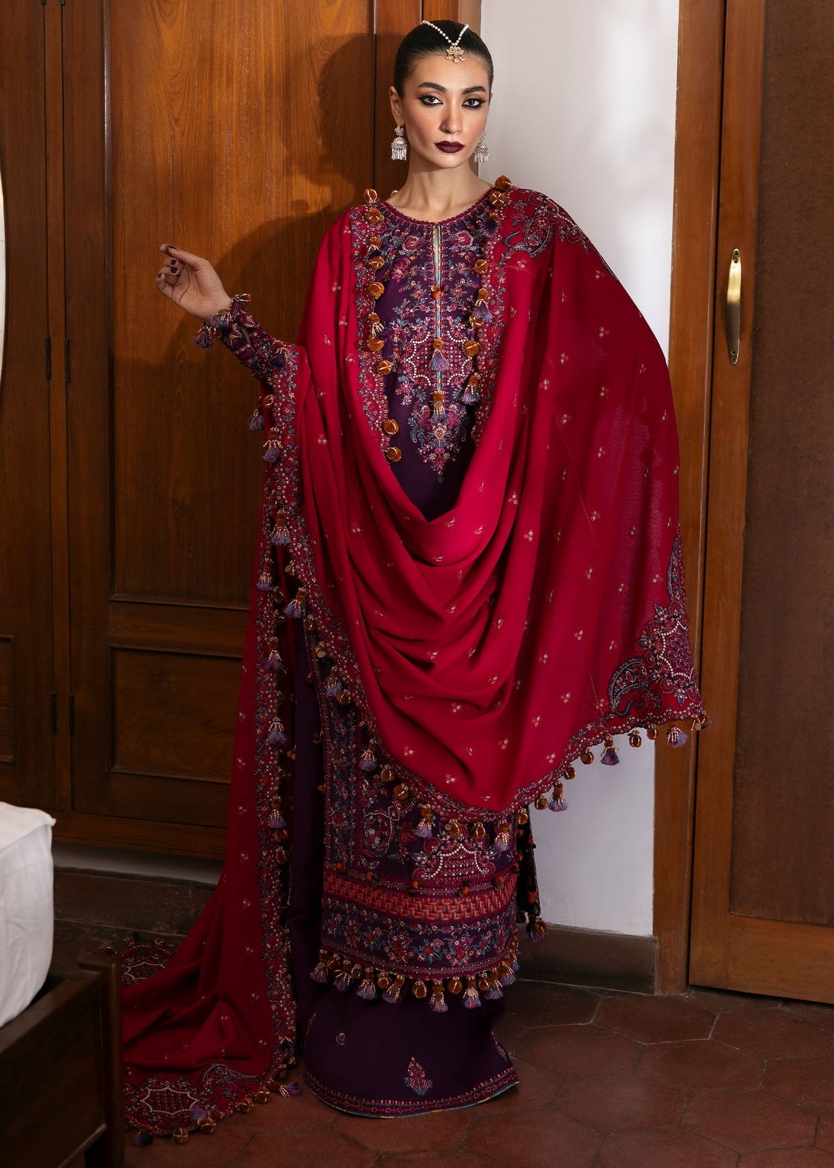 Hussain Rehar | Karandi Winter 24 | Liliana - Ladies Clothes - Maria Faisal
