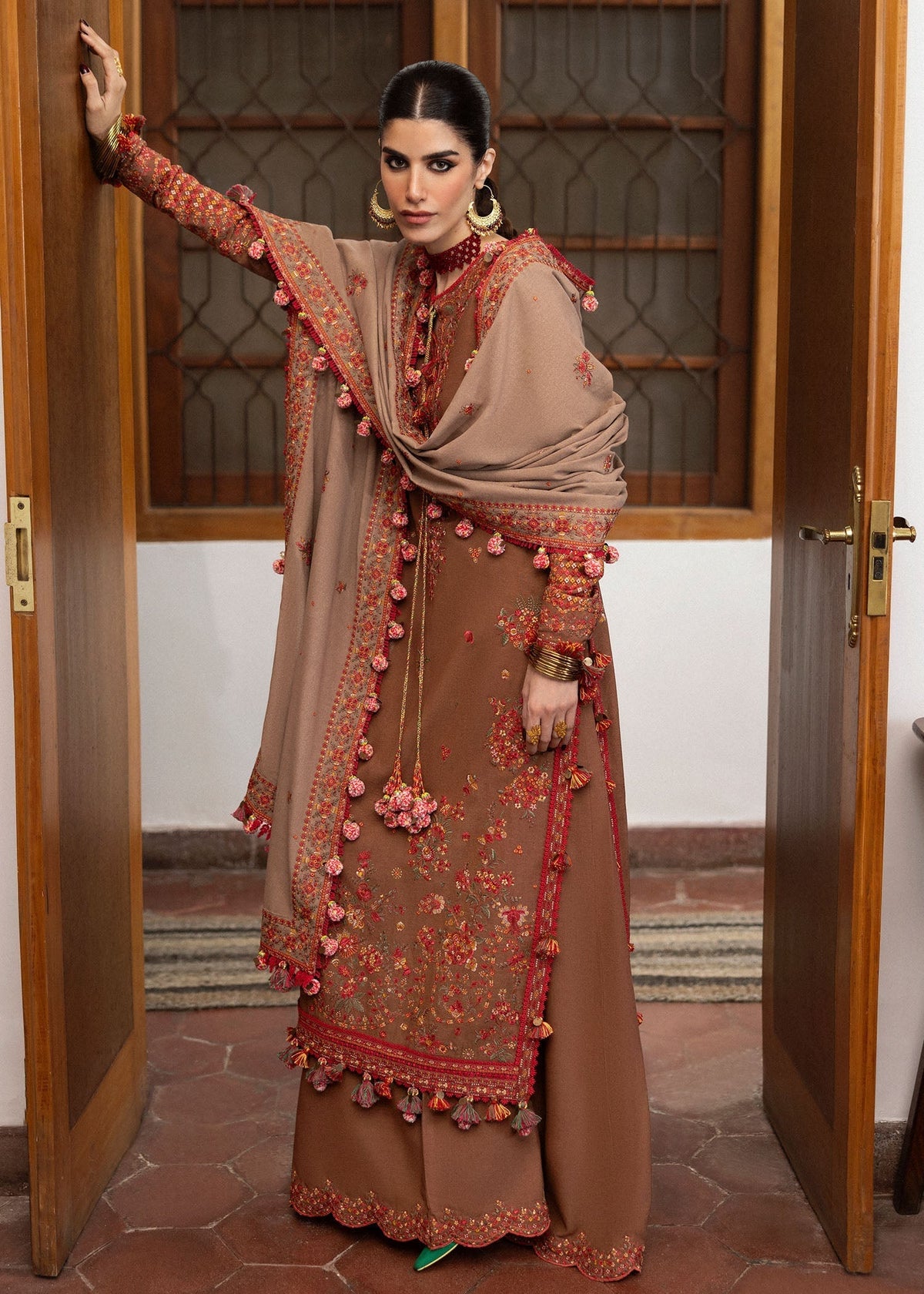 Hussain Rehar | Karandi Winter 24 | Shay - Ladies Clothes - Maria Faisal