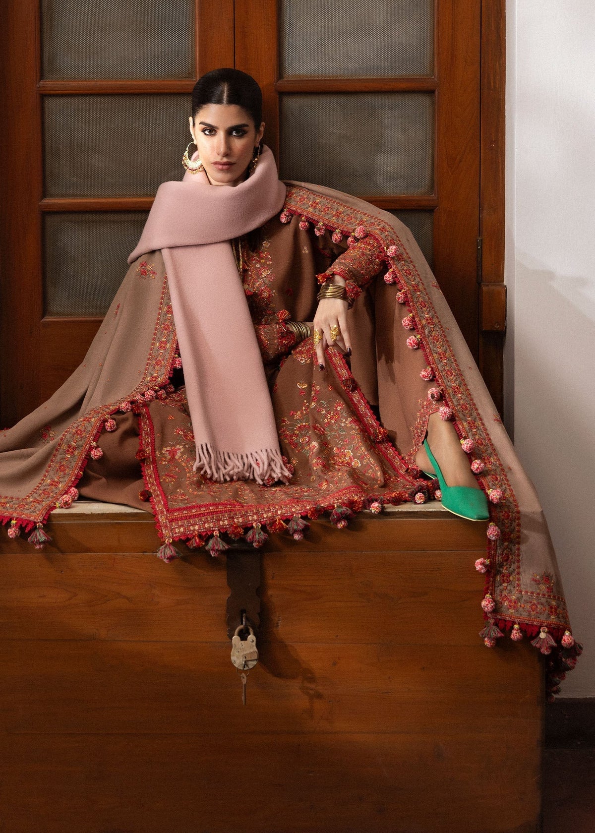Hussain Rehar | Karandi Winter 24 | Shay - Ladies Clothes - Maria Faisal