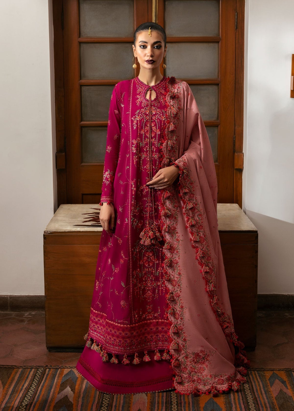 Hussain Rehar | Karandi Winter 24 | Amani - Ladies Clothes - Maria Faisal