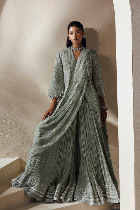 Akbar Aslam | Modern Muse 26 | La Reina - Formal Dress - available at Maria Faisal in UK and USA.