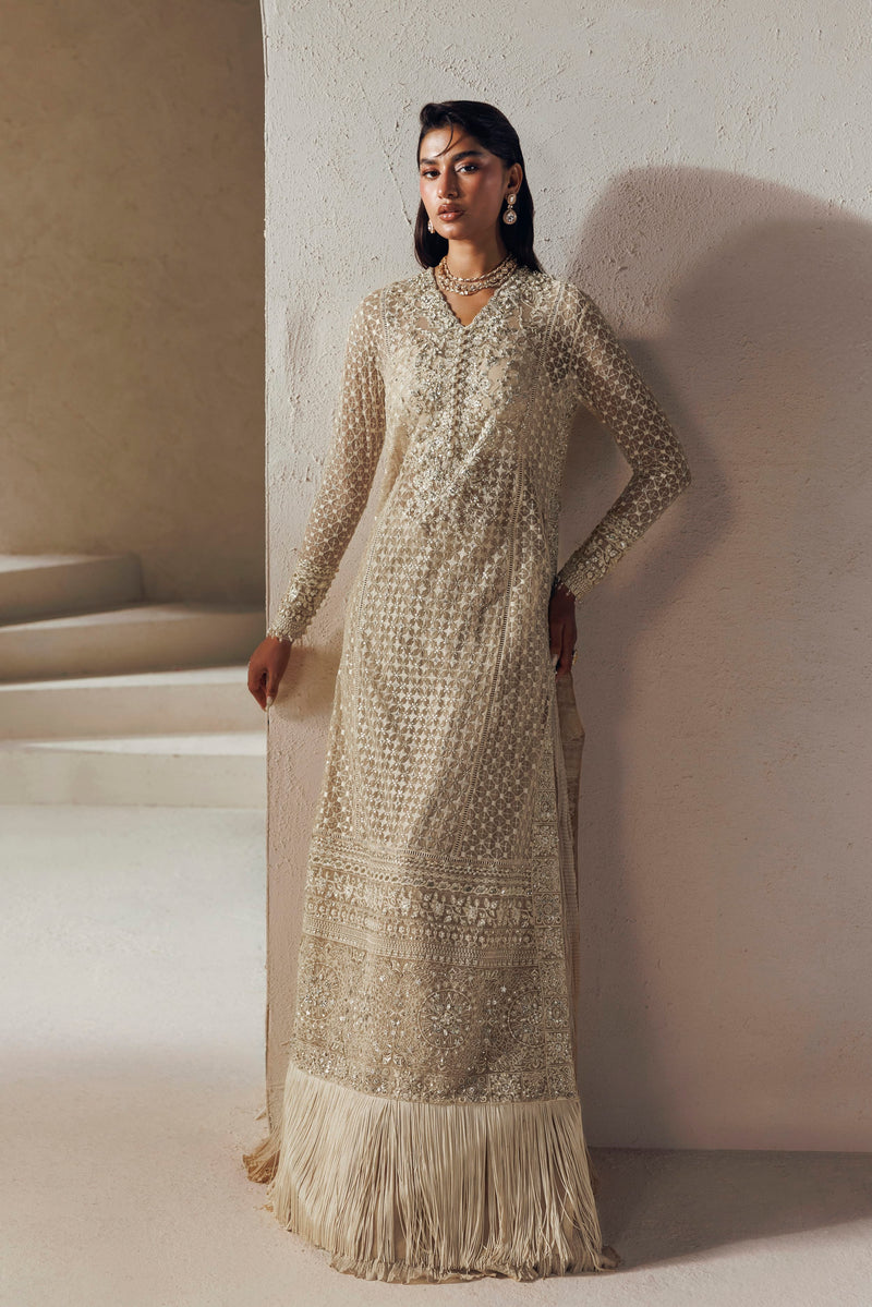 Akbar Aslam | Modern Muse 26 | Sevilla - Formal Dress - available at Maria Faisal in UK and USA.