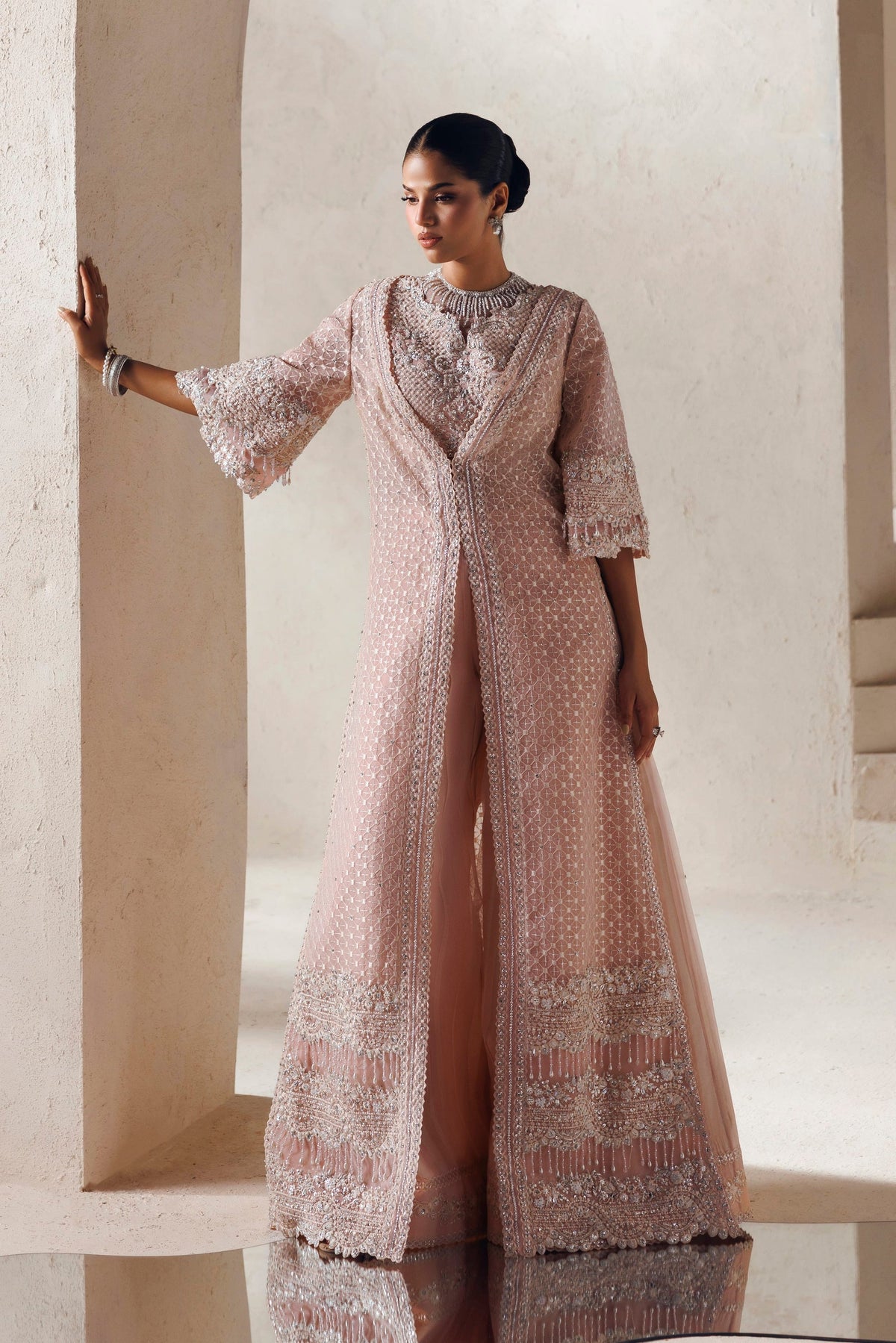 Akbar Aslam | Modern Muse 26 | Epoque - Formal Dress - available at Maria Faisal in UK and USA.