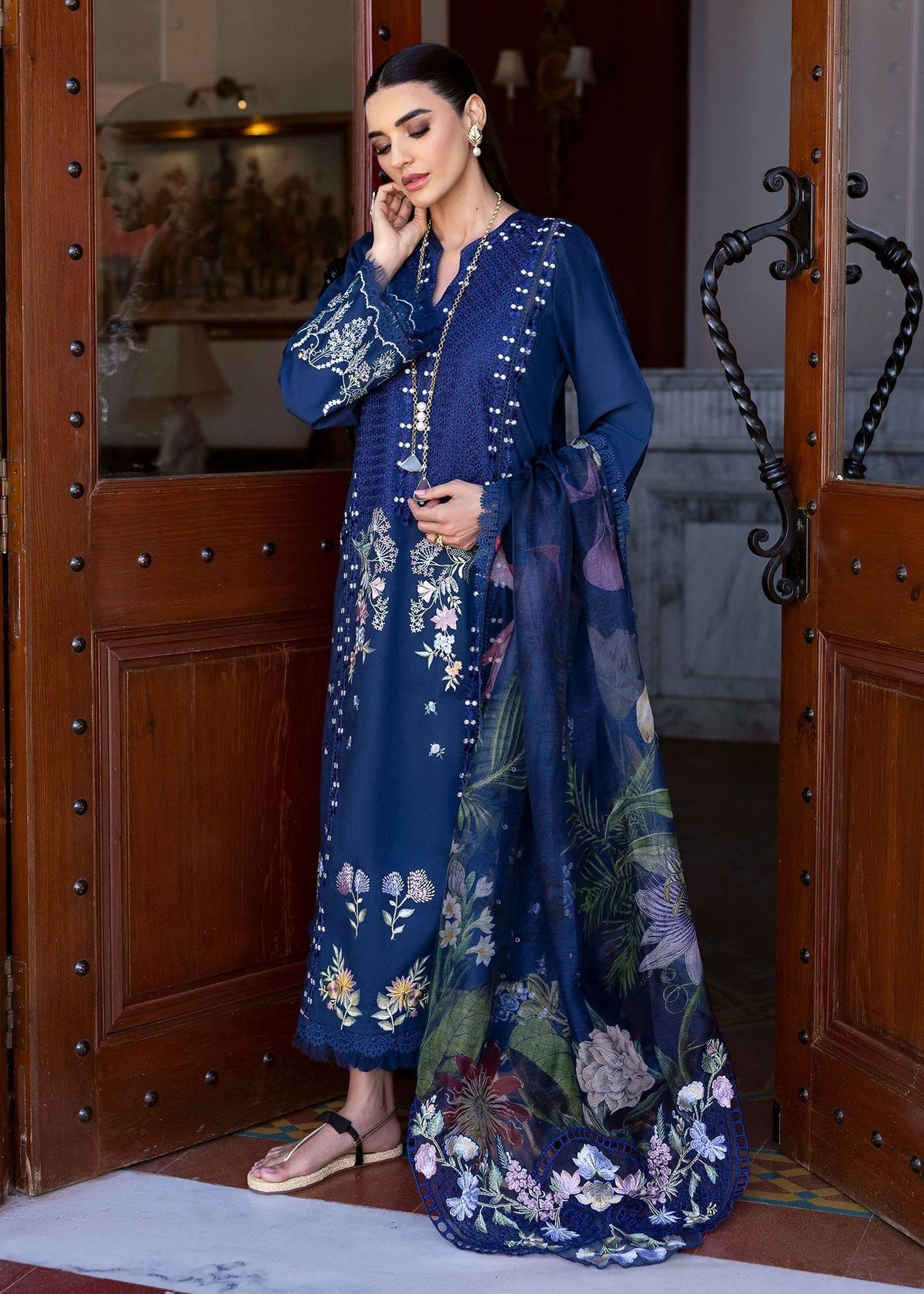 Saira Shakira | Bloom Lawn 25 | HANGING GARDENS 2-B by Maria Faisal - Registered Vendor of : Saira Shakira - type : Ladies Clothes - 100% original wedding dresses