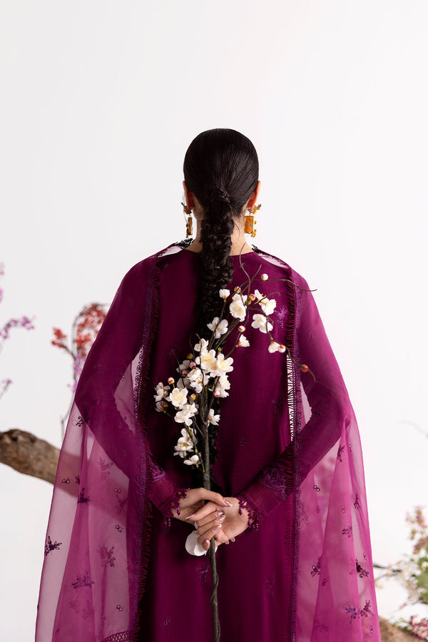 Enzo I Tu Es Aime I Prune - Ladies Clothes - Maria Faisal
