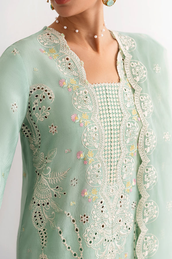 Enzo I Tu Es Aime I Menthe - Ladies Clothes - Maria Faisal