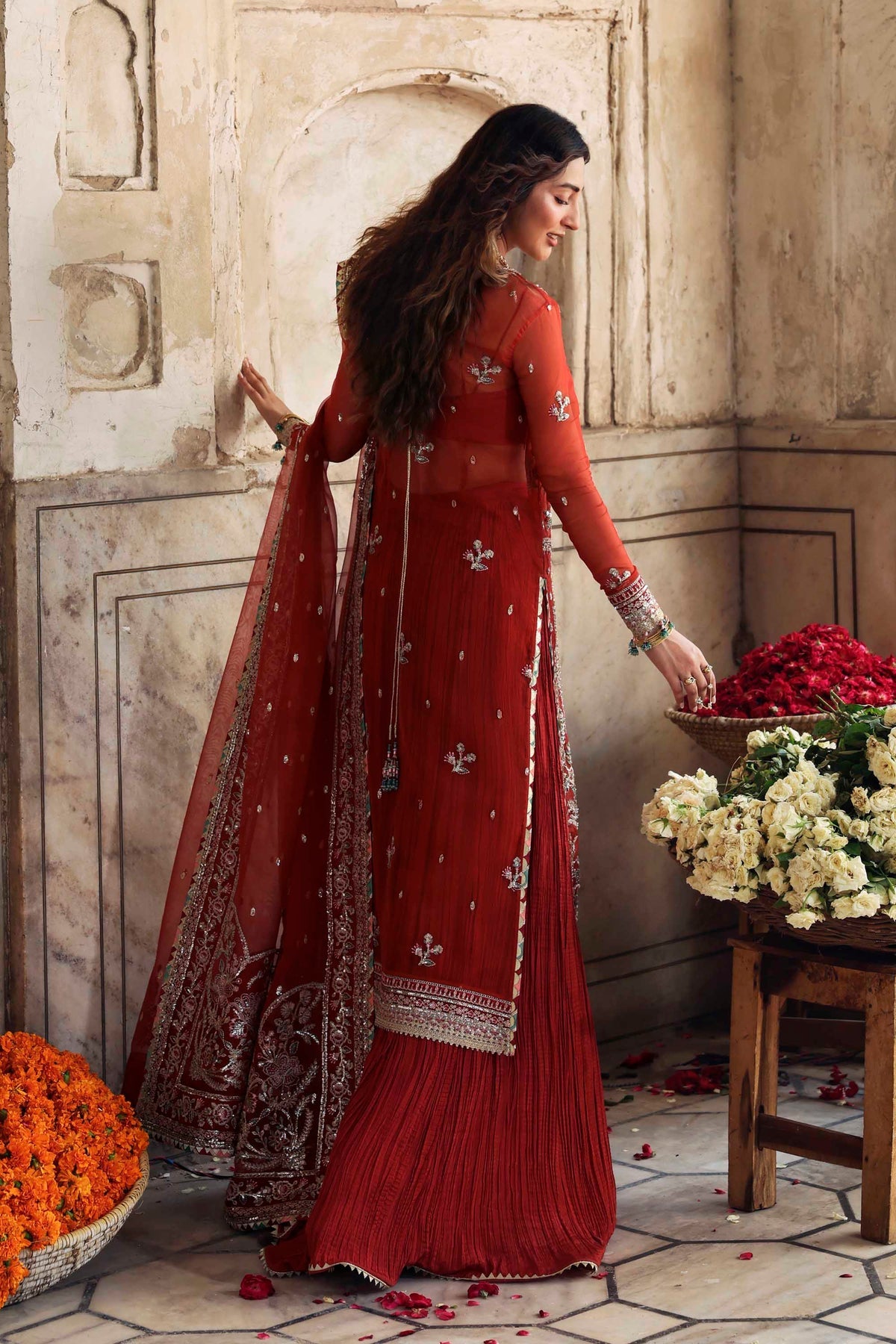Akbar Aslam | Rang Mahal Formals | Zarbaft - Formal Dress - available at Maria Faisal in UK and USA.