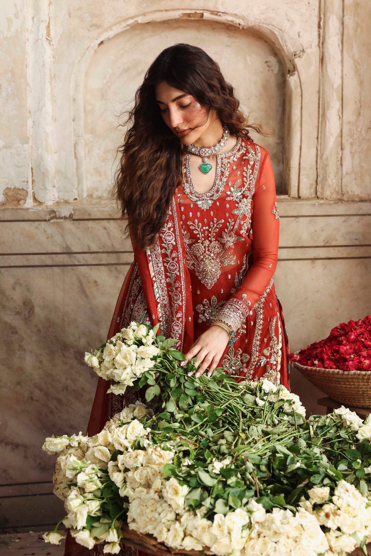 Akbar Aslam | Rang Mahal Formals | Zarbaft - Formal Dress - available at Maria Faisal in UK and USA.