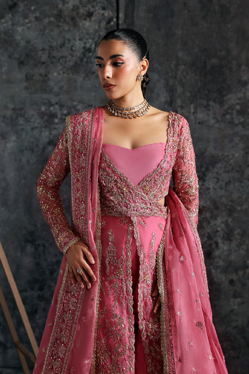 Zarposh | Seraphine Wedding Formals | LILIUM - Wedding Dress - available at Maria Faisal in UK and USA.