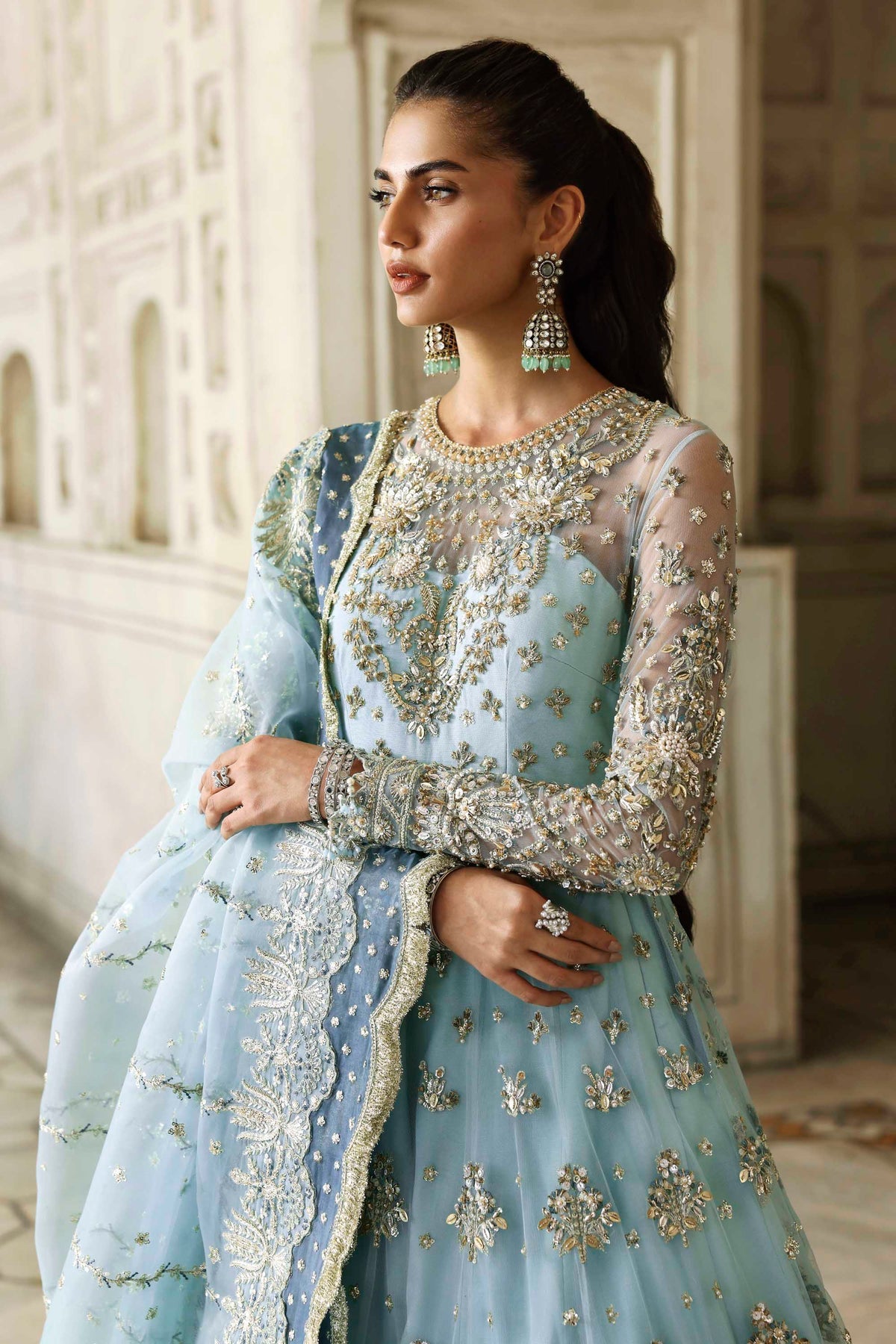 Akbar Aslam | Rang Mahal Formals | Rumul - Formal Dress - available at Maria Faisal in UK and USA.