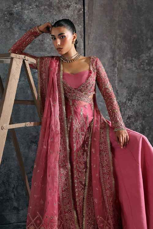 Zarposh | Seraphine Wedding Formals | LILIUM - Wedding Dress - available at Maria Faisal in UK and USA.