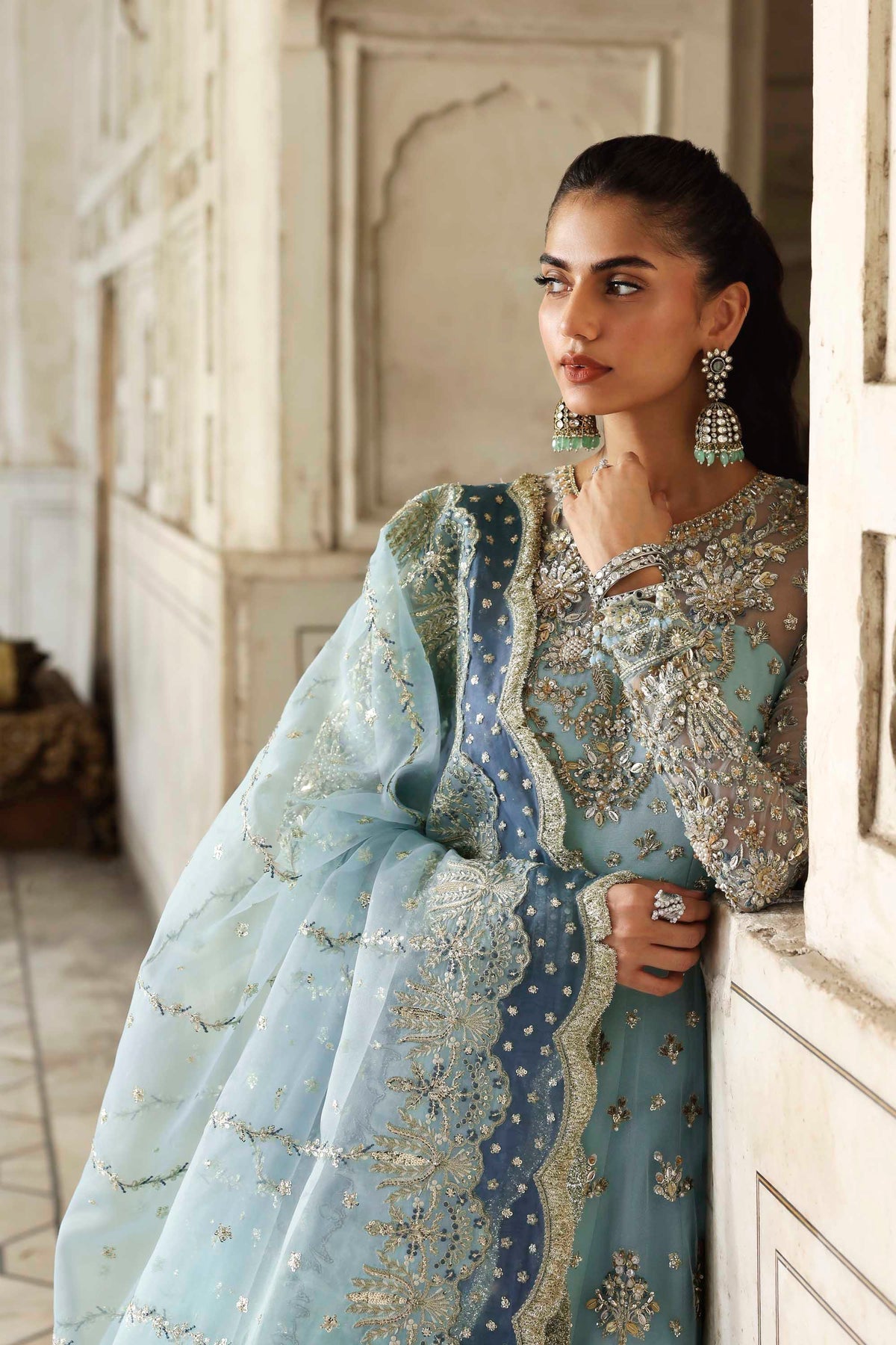 Akbar Aslam | Rang Mahal Formals | Rumul - Formal Dress - available at Maria Faisal in UK and USA.