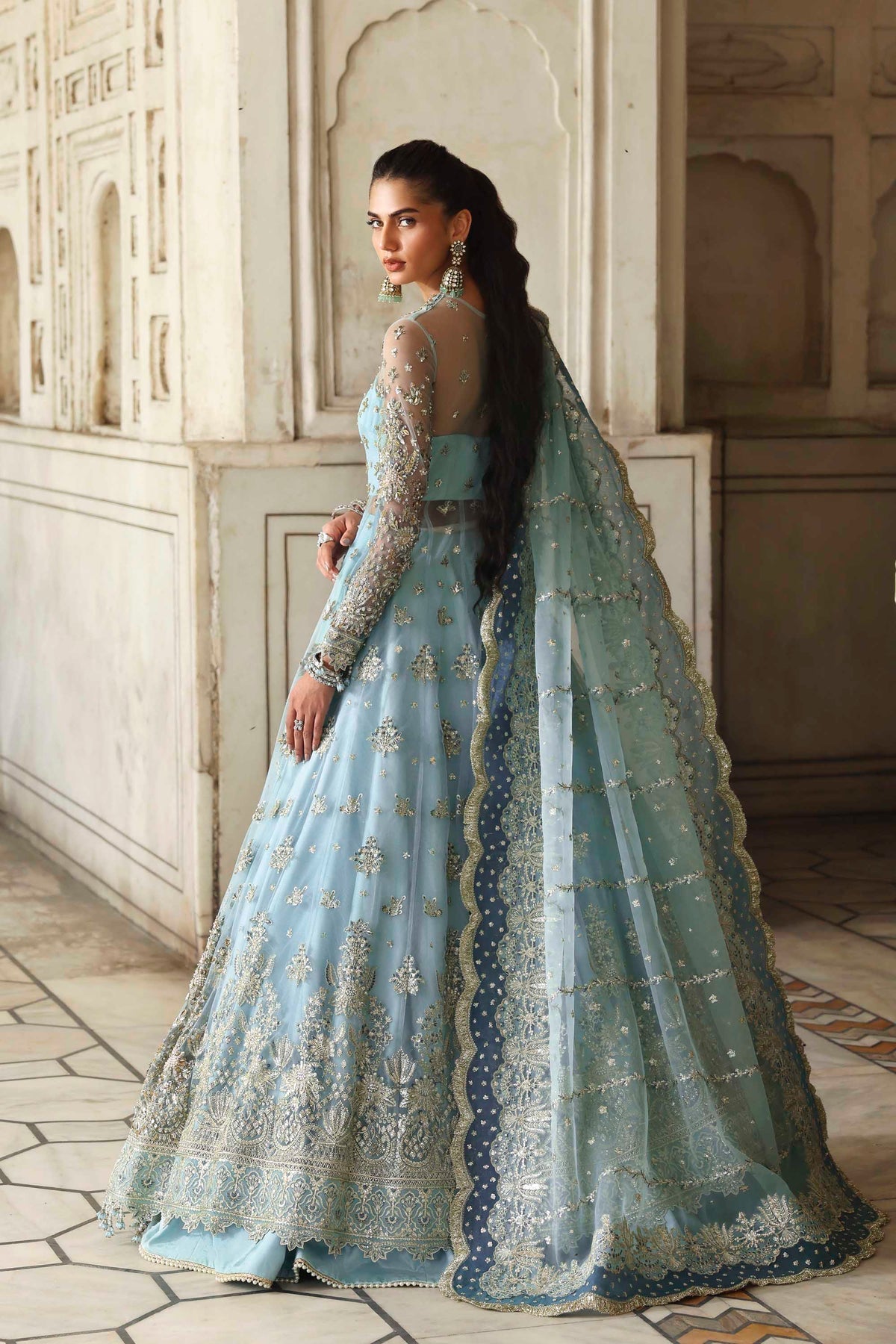 Akbar Aslam | Rang Mahal Formals | Rumul - Formal Dress - available at Maria Faisal in UK and USA.