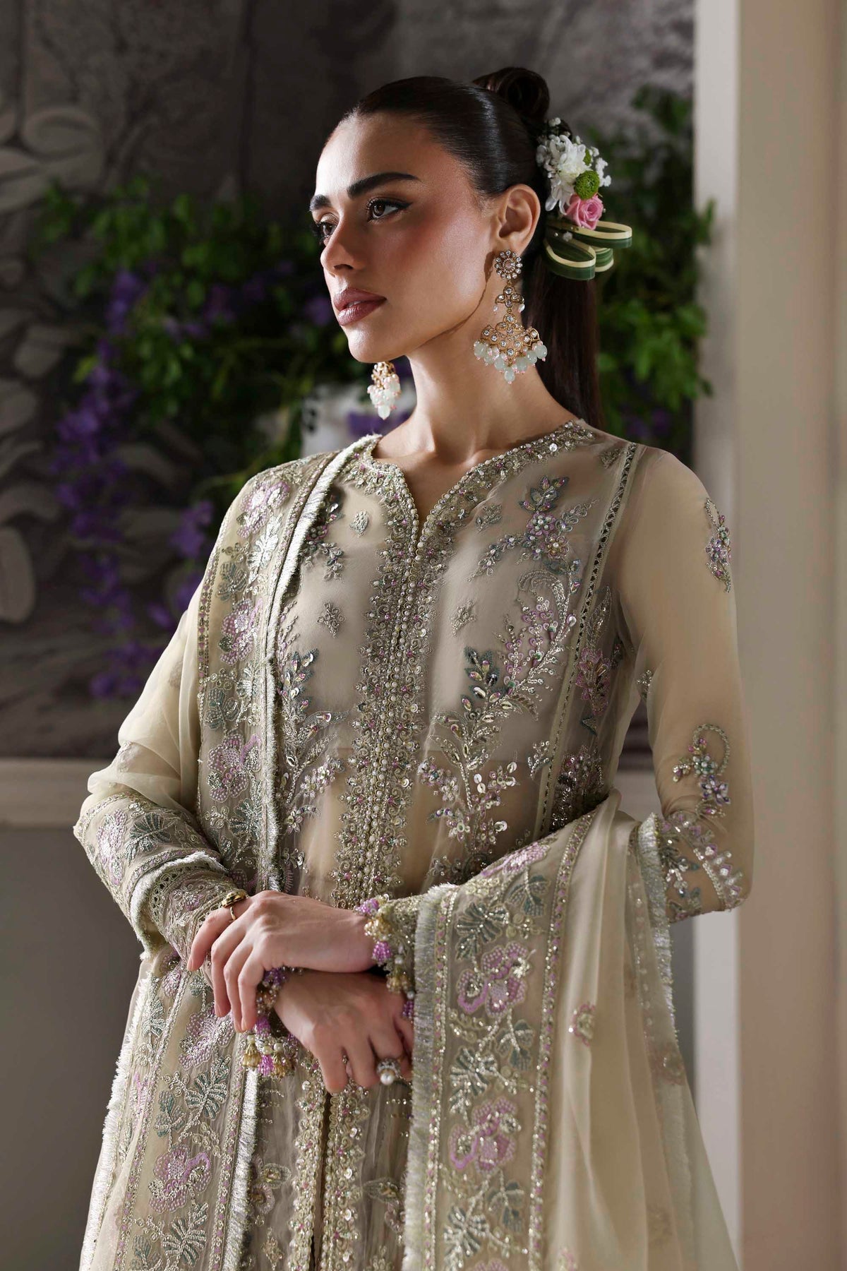 Akbar Aslam | Deewani Wedding Formals | Obsidian - Ladies Clothes - Maria Faisal