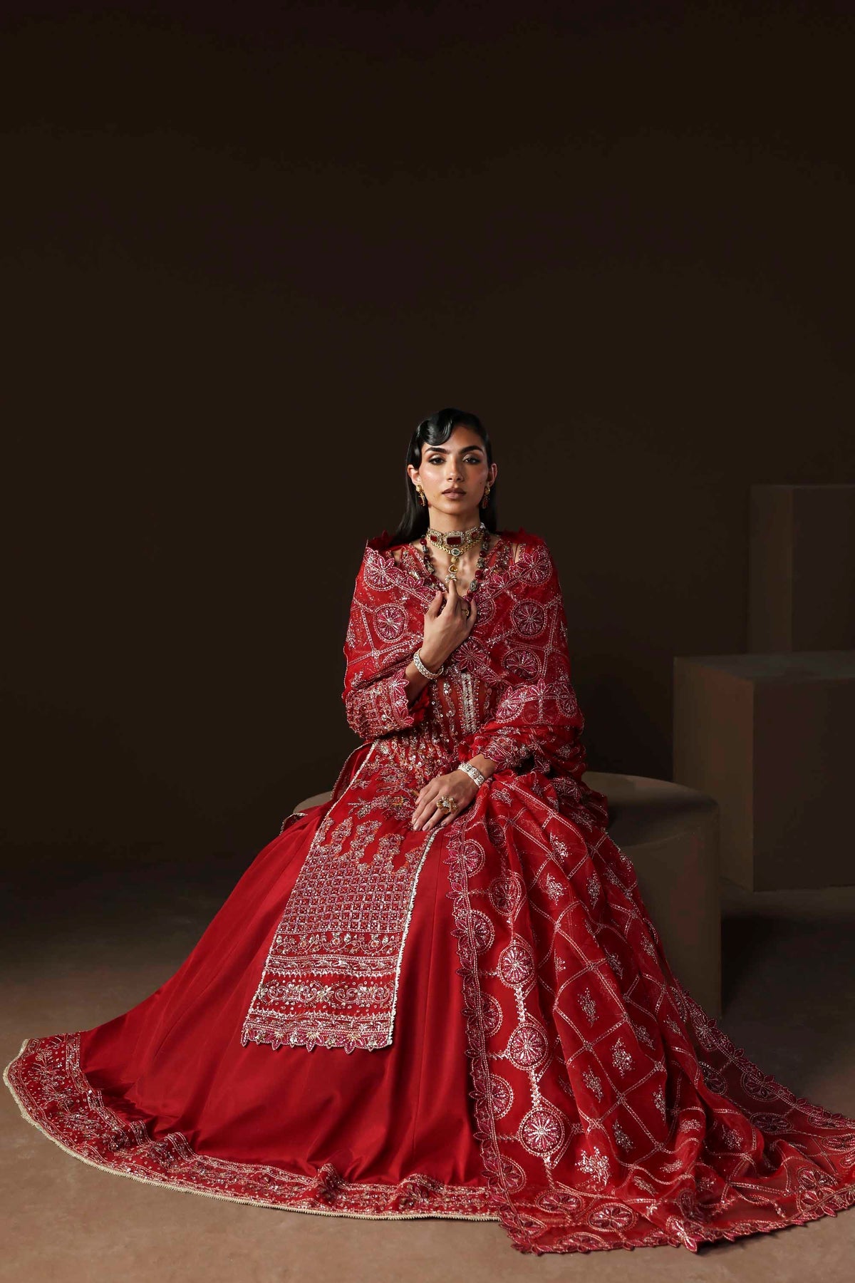 Akbar Aslam | Luxury Formals | Oracle - Formal Dress - available at Maria Faisal in UK and USA.
