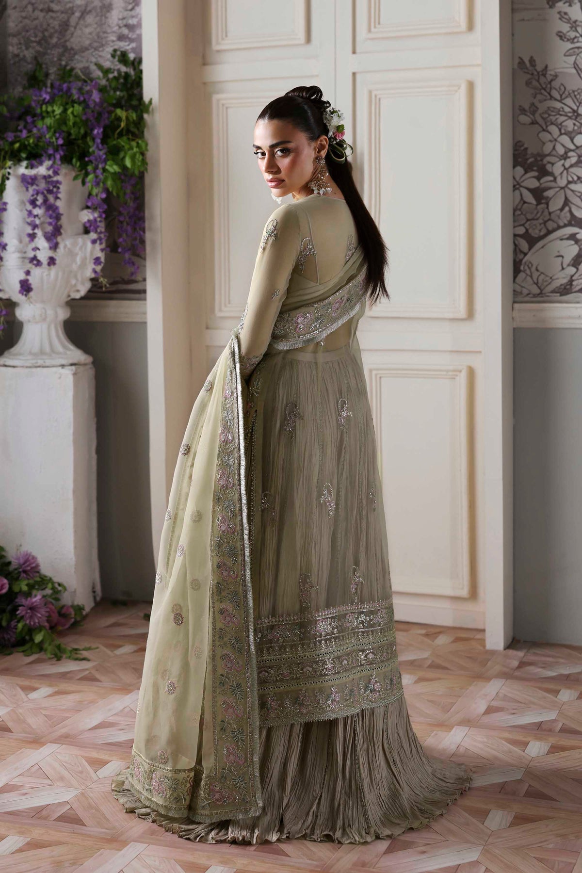 Akbar Aslam | Deewani Wedding Formals | Obsidian - Ladies Clothes - Maria Faisal