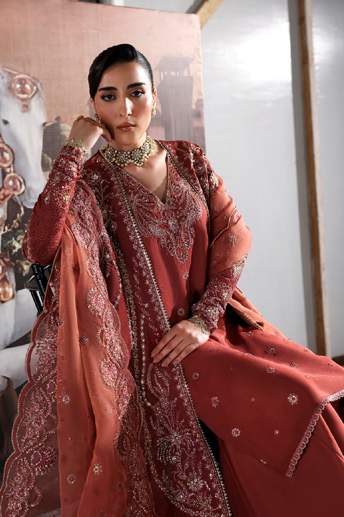 Zarposh | Seraphine Wedding Formals | AMORETTE - Wedding Dress - available at Maria Faisal in UK and USA.