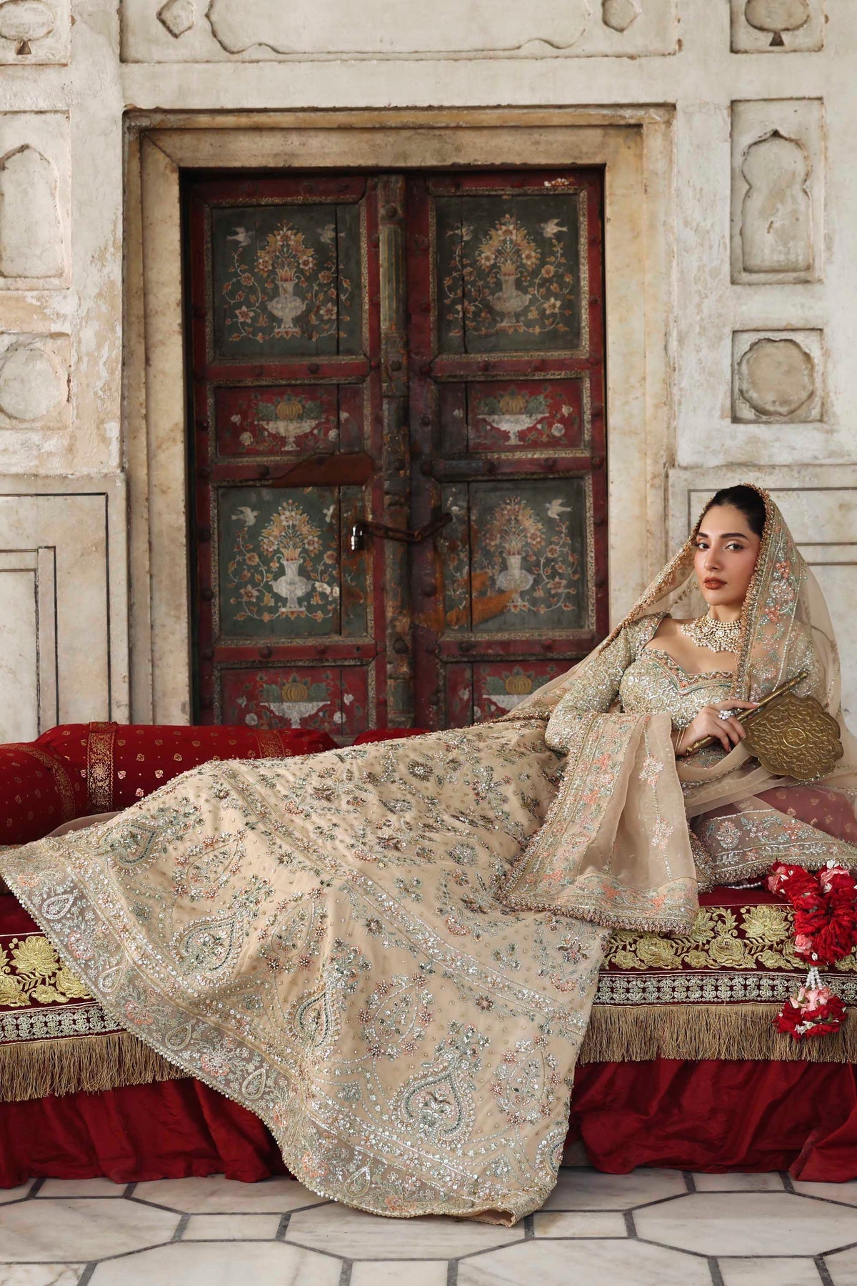 Akbar Aslam | Rang Mahal Formals | Nuraan - Formal Dress - available at Maria Faisal in UK and USA.
