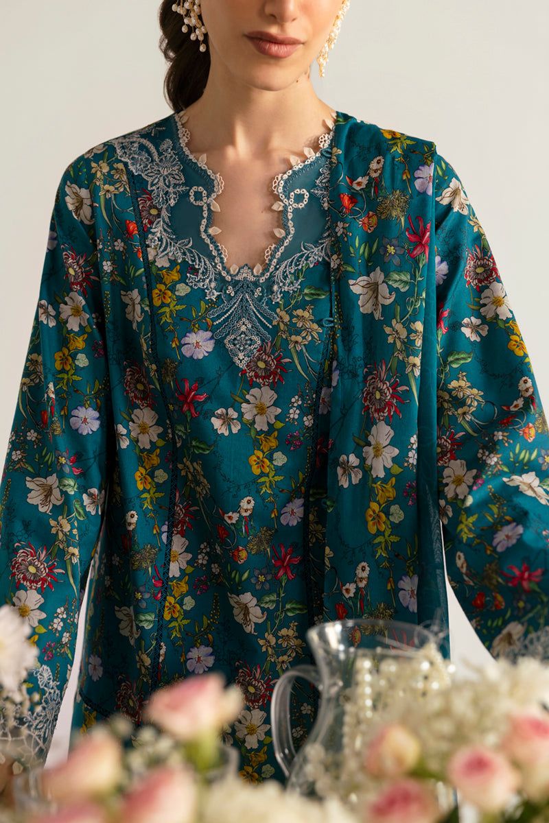 Qalamkar | Q Prints 2025 | PQ-10 FAHA - Ladies Clothes 