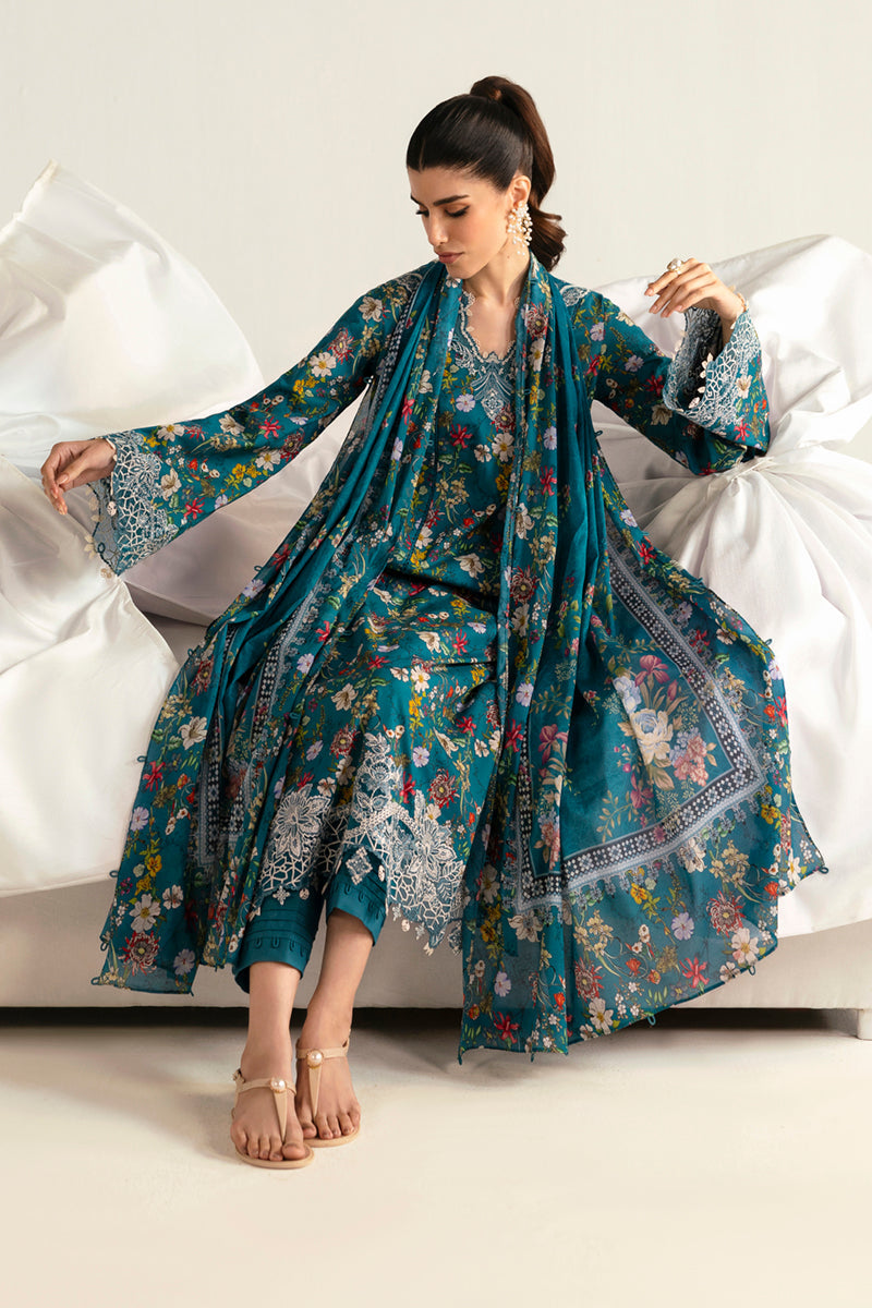 Qalamkar | Q Prints 2025 | PQ-10 FAHA - Ladies Clothes 