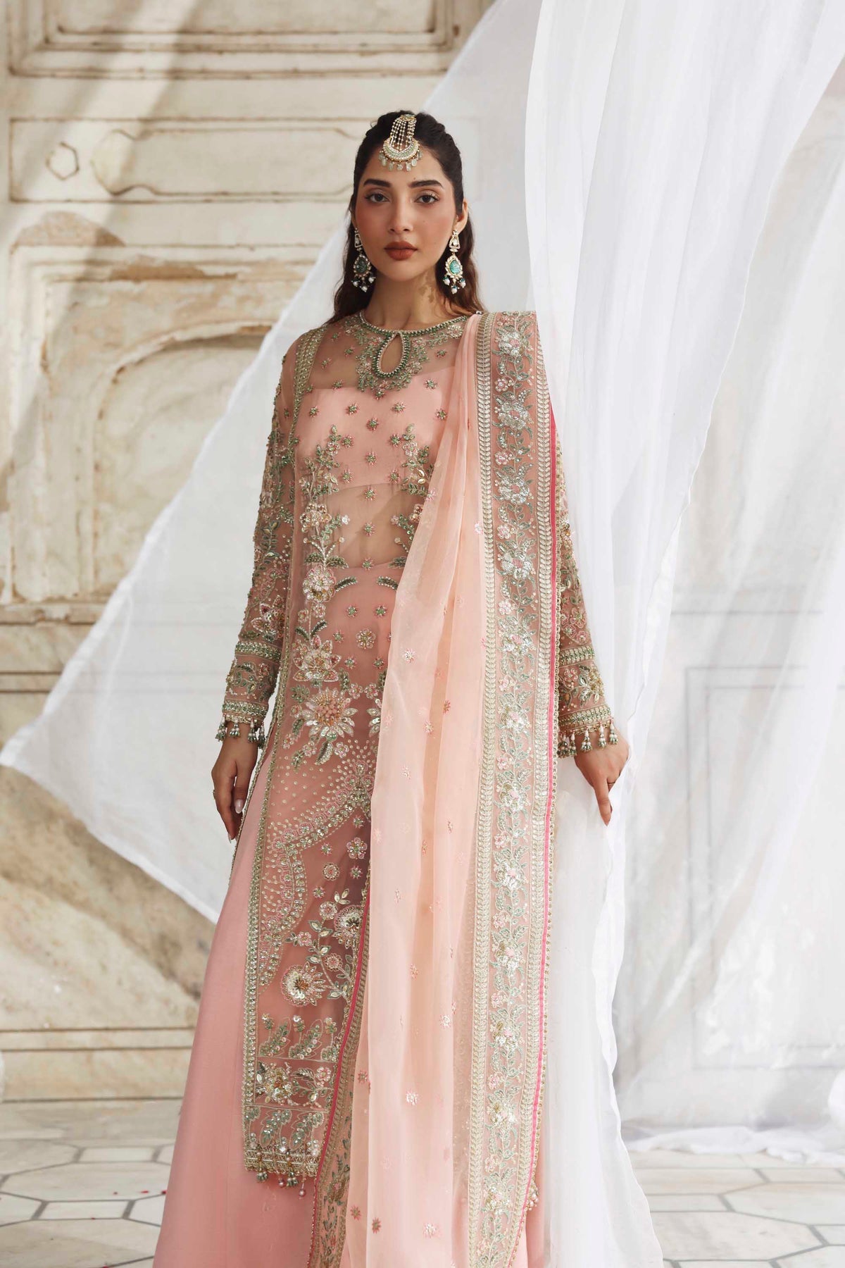 Akbar Aslam | Rang Mahal Formals | Naazi - Formal Dress - available at Maria Faisal in UK and USA.